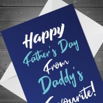 Funny Fathers Day Card For Daddy A6 Card Daddys Favourite