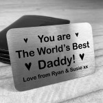 Novelty Worlds Best Daddy Gift For Fathers Day Birthday Card