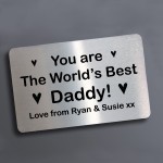 Novelty Worlds Best Daddy Gift For Fathers Day Birthday Card
