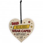 Dad Gifts For Fathers Day Heart Superhero Theme Gift For Dad