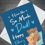 Happy Fathers Day Card For Dad Him Father's Day Card From Child