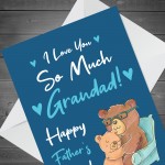 Happy Fathers Day Card For Grandad Him Father's Day Card 