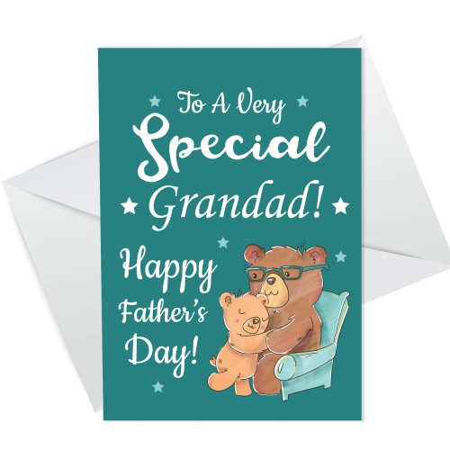 Special Grandad Card For Fathers Day Fathers Day Card Grandad