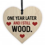 Funny 1st Anniversary Gift For Wife Husband Heart Gift For Him