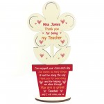 THANK YOU GIFT FOR TEACHER Personalised School Nursery Teacher