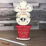 THANK YOU GIFT FOR TEACHER Personalised School Nursery Teacher