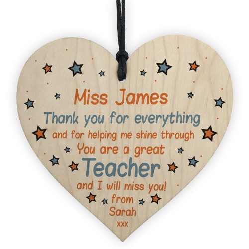 THANK YOU Gift For Teacher Teaching Assistant Nursery Teacher