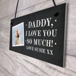 Personalised Photo Plaque Gift For Dad Personalised Fathers Day 