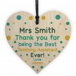 Personalised Heart Thank You Teacher Gifts Teaching Asssistant