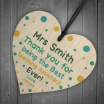 Personalised Heart Thank You Teacher Gifts Teaching Asssistant