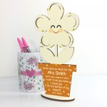 Friendship Gift Thank You Wood Flower Sign Teacher Gifts