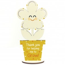 Special Thank You Gift For Friend Teacher Flower Sign Keepsake