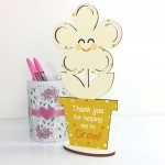 Special Thank You Gift For Friend Teacher Flower Sign Keepsake