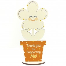 Teacher Gift Quirky Thank You Gift Wooden Flower Friendship Gift