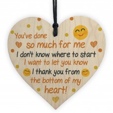 Teacher Gift Poem Thank You Gift Hanging Heart Friendship Mentor