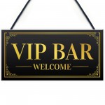 Welcome Vip Bar Signs For Home Bar Hanging Pub Decor Garden