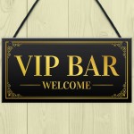 Welcome Vip Bar Signs For Home Bar Hanging Pub Decor Garden