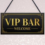 Welcome Vip Bar Signs For Home Bar Hanging Pub Decor Garden