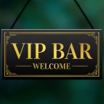 Welcome Vip Bar Signs For Home Bar Hanging Pub Decor Garden