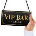 Welcome Vip Bar Signs For Home Bar Hanging Pub Decor Garden