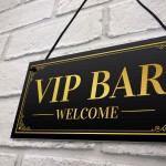 Welcome Vip Bar Signs For Home Bar Hanging Pub Decor Garden