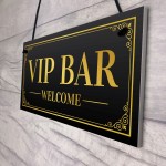 Welcome Vip Bar Signs For Home Bar Hanging Pub Decor Garden