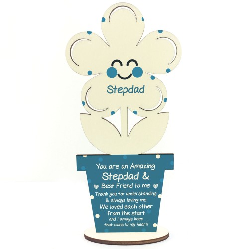 Novelty Gift For Stepdad Birthday Fathers Day Poem Thank You