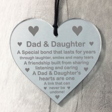 Dad And Daughter Gift For Fathers Day Birthday Gift For Dad Poem