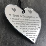 Dad And Daughter Gift For Fathers Day Birthday Gift For Dad Poem