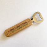 Fathers Day Gifts For Dad Daddy Wood Bottle Opener Birthday Gift