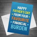 Novelty Card For Dad On Fathers Day A6 Card Fathers Day Funny