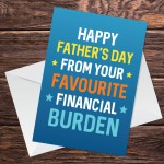Novelty Card For Dad On Fathers Day A6 Card Fathers Day Funny