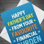 Novelty Card For Dad On Fathers Day A6 Card Fathers Day Funny