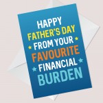 Novelty Card For Dad On Fathers Day A6 Card Fathers Day Funny