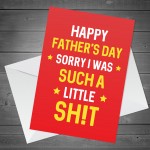 Funny Rude Fathers Day Card For Dad Novelty Cheeky Cards