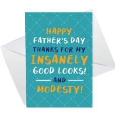 Funny Fathers Day Cheeky Humour Card For Dad Novelty Card