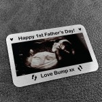 1st Fathers Day Gift From Bump Personalised Wallet Card New Dad