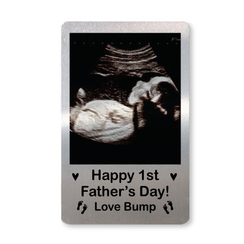 Bump Gifts For 1st Fathers Day Personalised Wallet Insert Dad