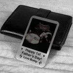 Bump Gifts For 1st Fathers Day Personalised Wallet Insert Dad