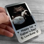 Bump Gifts For 1st Fathers Day Personalised Wallet Insert Dad