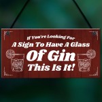 Novelty Gin Bar Signs Hanging Door Wall Sign Home Bar Pub Plaque