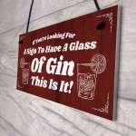 Novelty Gin Bar Signs Hanging Door Wall Sign Home Bar Pub Plaque