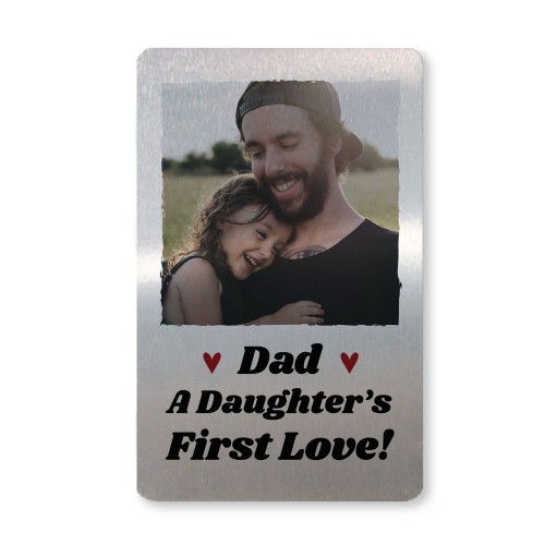 Personalised Dad Gifts Wallet Card Fathers Day Gift From Daughte