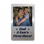 Personalised Dad Gifts Wallet Card Fathers Day Birthday Gift