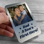 Personalised Dad Gifts Wallet Card Fathers Day Birthday Gift