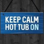 Hot Tub Sign Novelty Garden Summerhouse Plaque New Home Gift