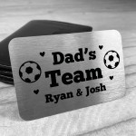 Personalised Dad Gift Wallet Insert Dad Birthday Fathers Day