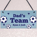 Novelty Dad Gift Football Team Gift Personalised Birthday