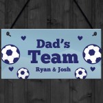 Novelty Dad Gift Football Team Gift Personalised Birthday