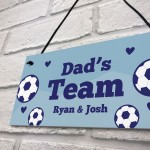 Novelty Dad Gift Football Team Gift Personalised Birthday